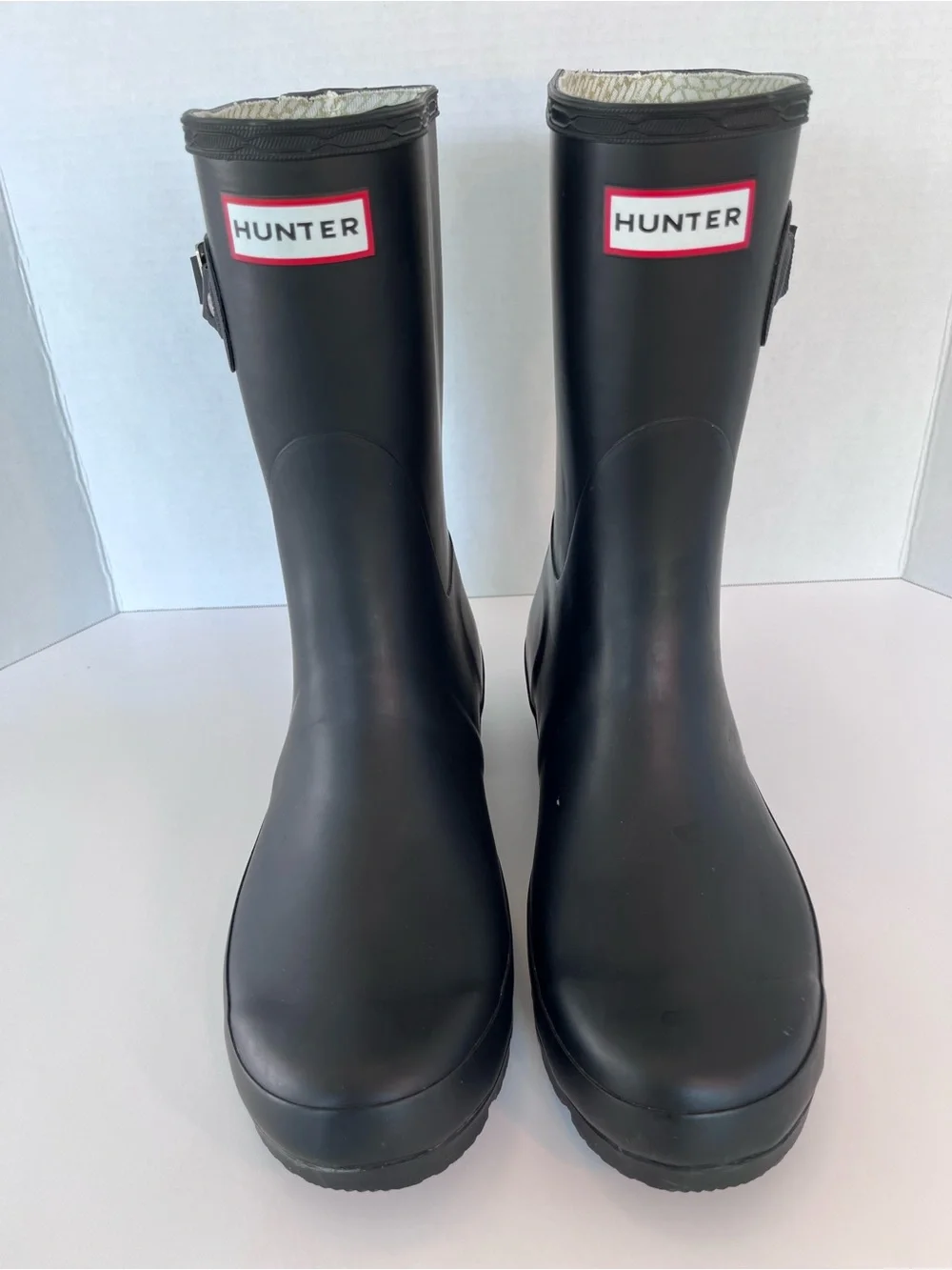 Hunter Original Tall Matte Black Mid-Calf Rubber Rain Boots